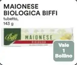 Ipercoop Maionese biologica BIFFI offerta