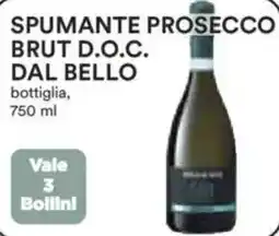 Ipercoop Spumante prosecco brut d.o.c. dal bello offerta