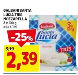 DPiù GALBANI Santa lucia tris offerta
