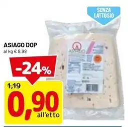 DPiù Asiago dop offerta
