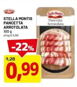 DPiù STELLA MONTIS Pancetta arrotolata offerta