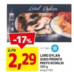 DPiù LORD DYLAN Sugo pronto misto scoglio offerta