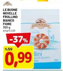 DPiù LE BUONE F NOVELLE rollino bianco fiore offerta