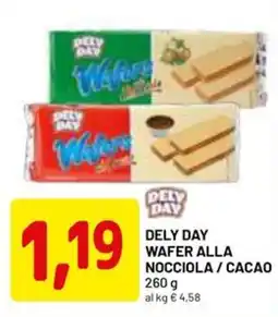 DPiù DELY DAY Wafer alla nocciola offerta