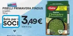 Ipercoop Piselli primavera FINDUS offerta