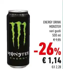 Conad Energy drink MONSTER offerta