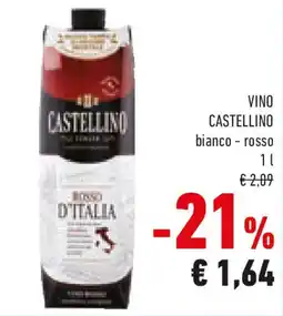 Conad VINO CASTELLINO bianco - rosso offerta