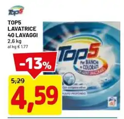 DPiù Top5 lavatrice 40 lavaggi offerta