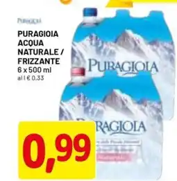 DPiù PURAGIOIA ACQUA Naturale/ frizzante offerta