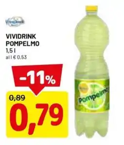 DPiù VIVIDRINK Pompelmo offerta
