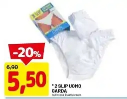 DPiù 2 slip uomo garda offerta