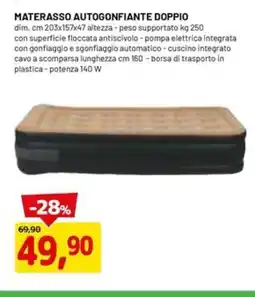 DPiù Materasso autogonfiante doppio offerta