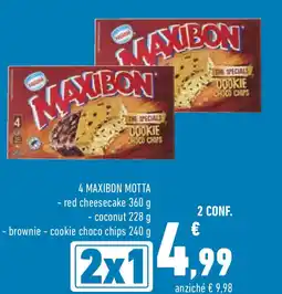 Conad Superstore 4 maxibon motta NESTLE offerta