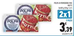 Conad Superstore Polpa di pomodoro fine MUTTI offerta