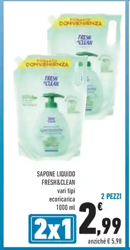 Conad Superstore Sapone liquido FRESH&CLEAN offerta