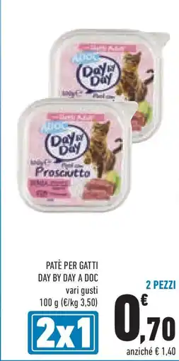 Conad Superstore Patè per gatti DAY BY DAY A DOC offerta