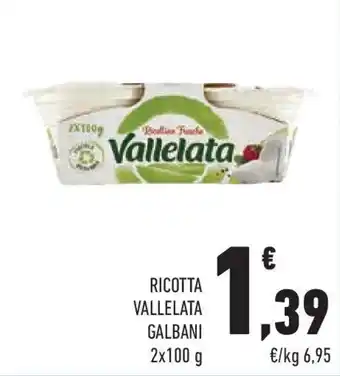 Conad Superstore Ricotta VALLELATA galbani offerta