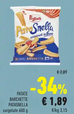 Conad Superstore Patate barchette patasnella PIZZOLI offerta