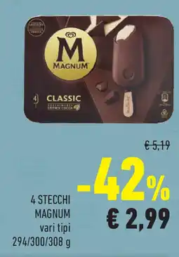 Conad Superstore 4 stecchi MAGNUM offerta