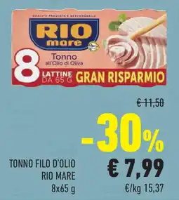 Conad Superstore Tonno filo d'olio RIO MARE offerta