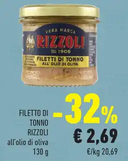 Conad Superstore Filetto di tonno RIZZOLI offerta