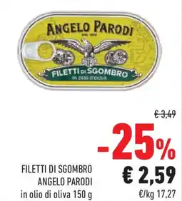 Conad Superstore Filetti di sgombro ANGELO PARODI offerta