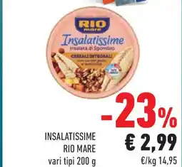 Conad Superstore Insalatissime RIO MARE offerta