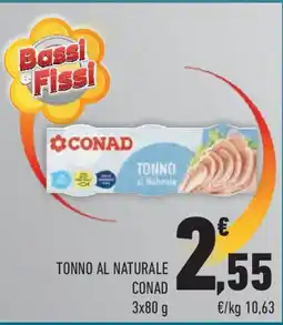 Conad Superstore Tonno al naturale CONAD offerta