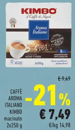 Conad Superstore Caffè aroma italiano KIMBO offerta