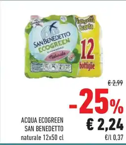 Conad Superstore Acqua ecogreen SAN BENEDETTO offerta