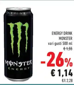 Conad Superstore Energy drink MONSTER offerta