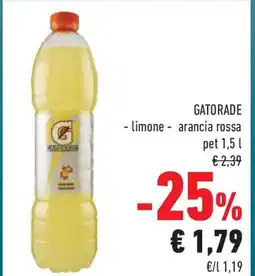 Conad Superstore GATORADE - limone - arancia rossa offerta