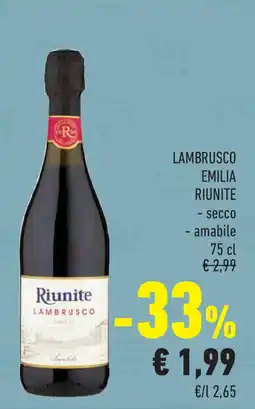 Conad Superstore Lambrusco emilia RIUNITE offerta