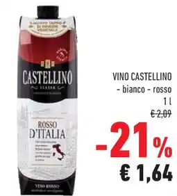 Conad Superstore VINO CASTELLINO - bianco - rosso offerta