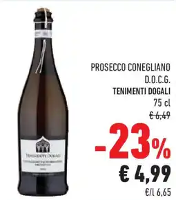 Conad Superstore Prosecco conegliano d.o.c.g. TENIMENTI DOGALI offerta