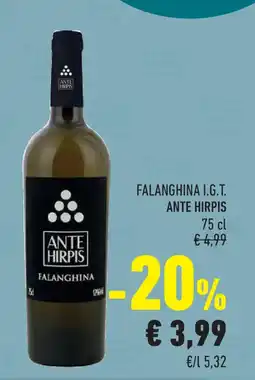 Conad Superstore Falanghina i.g.t. ANTE HIRPIS offerta