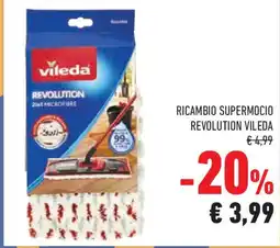 Conad Superstore Ricambio supermocio revolution VILEDA offerta