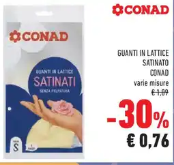 Conad Superstore Guanti in lattice satinato CONAD offerta