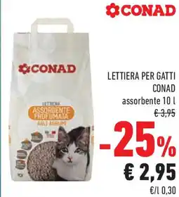 Conad Superstore Lettiera per gatti CONAD offerta