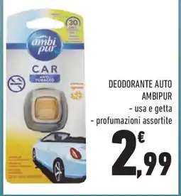 Conad Superstore Deodorante auto AMBIPUR offerta