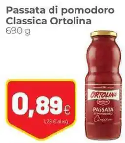 Coop Passata di pomodoro classica ORTOLINA offerta