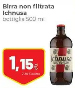 Coop Birra non filtrata ICHNUSA bottiglia offerta