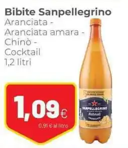 Coop Bibite Sanpellegrino Aranciata Aranciata amara Chino Cocktail offerta