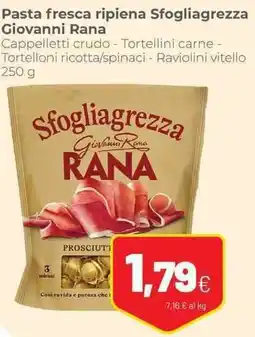Coop Pasta fresca ripiena Sfogliagrezza Giovanni Rana offerta