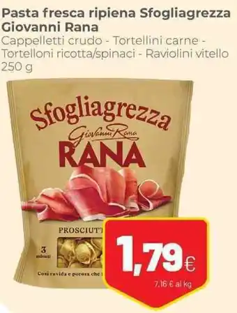 Coop Pasta fresca ripiena Sfogliagrezza Giovanni Rana offerta
