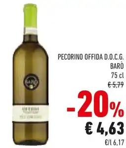 Conad Pecorino offida d.o.c.g. BARÒ offerta