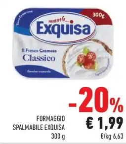 Conad Superstore Formaggio spalmabile EXQUISA offerta