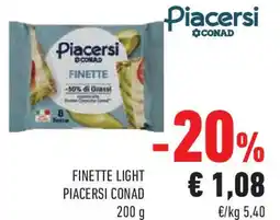 Conad Superstore Finette light PIACERSI CONAD offerta