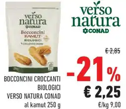 Conad Superstore Bocconcini croccanti biologici VERSO NATURA CONAD offerta
