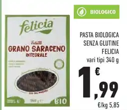 Conad Superstore Pasta biologica senza glutine FELICIA offerta
